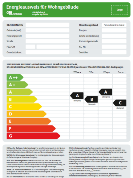 Wir erstellen gerne für sie einen Energieausweis. Energieausweis