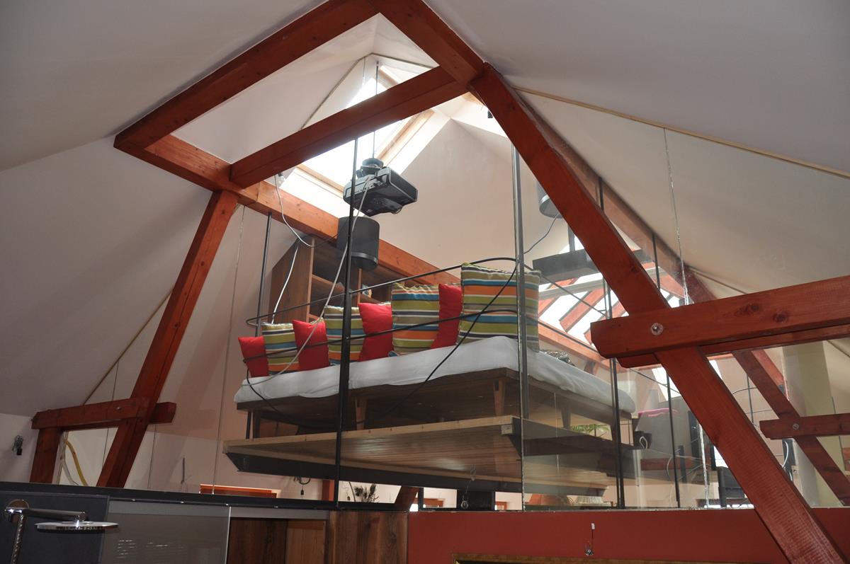 Ruheplatz im Dachfirst